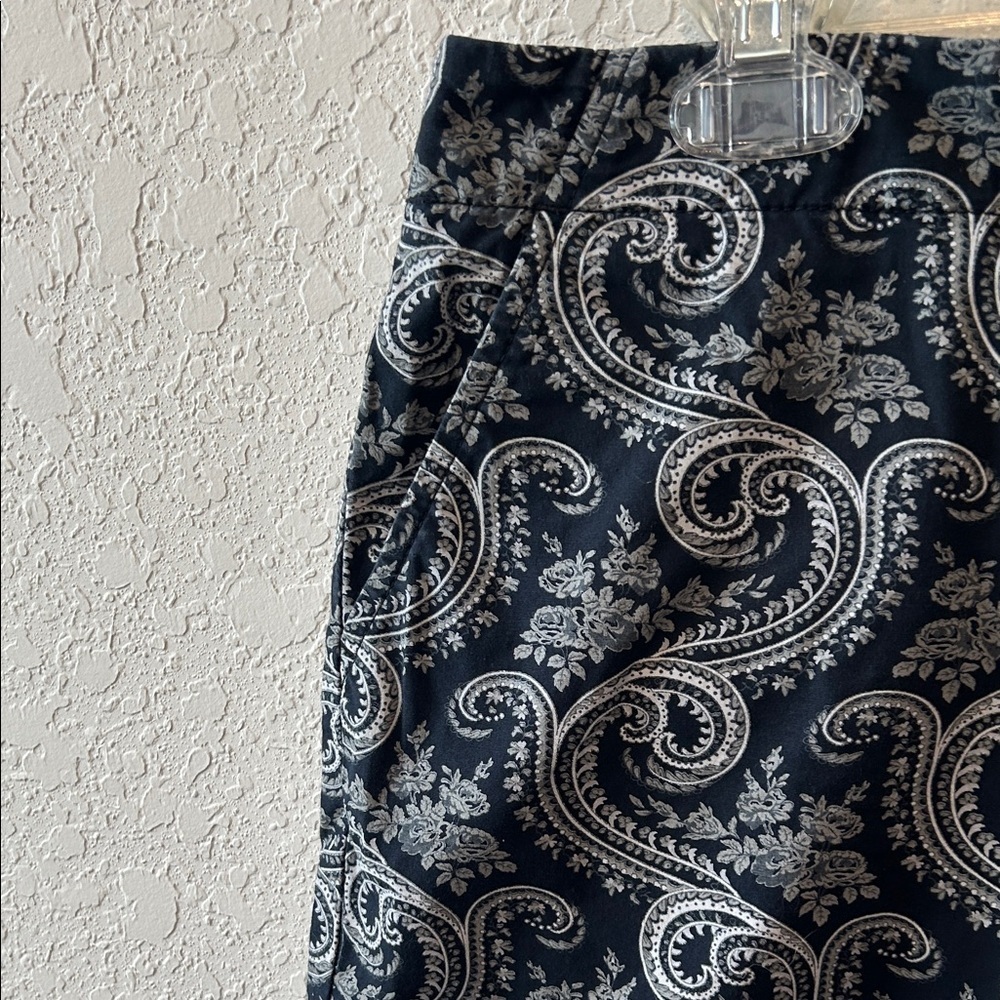 J. Crew Navy Paisley Women's Shorts - Picture 4 of 11